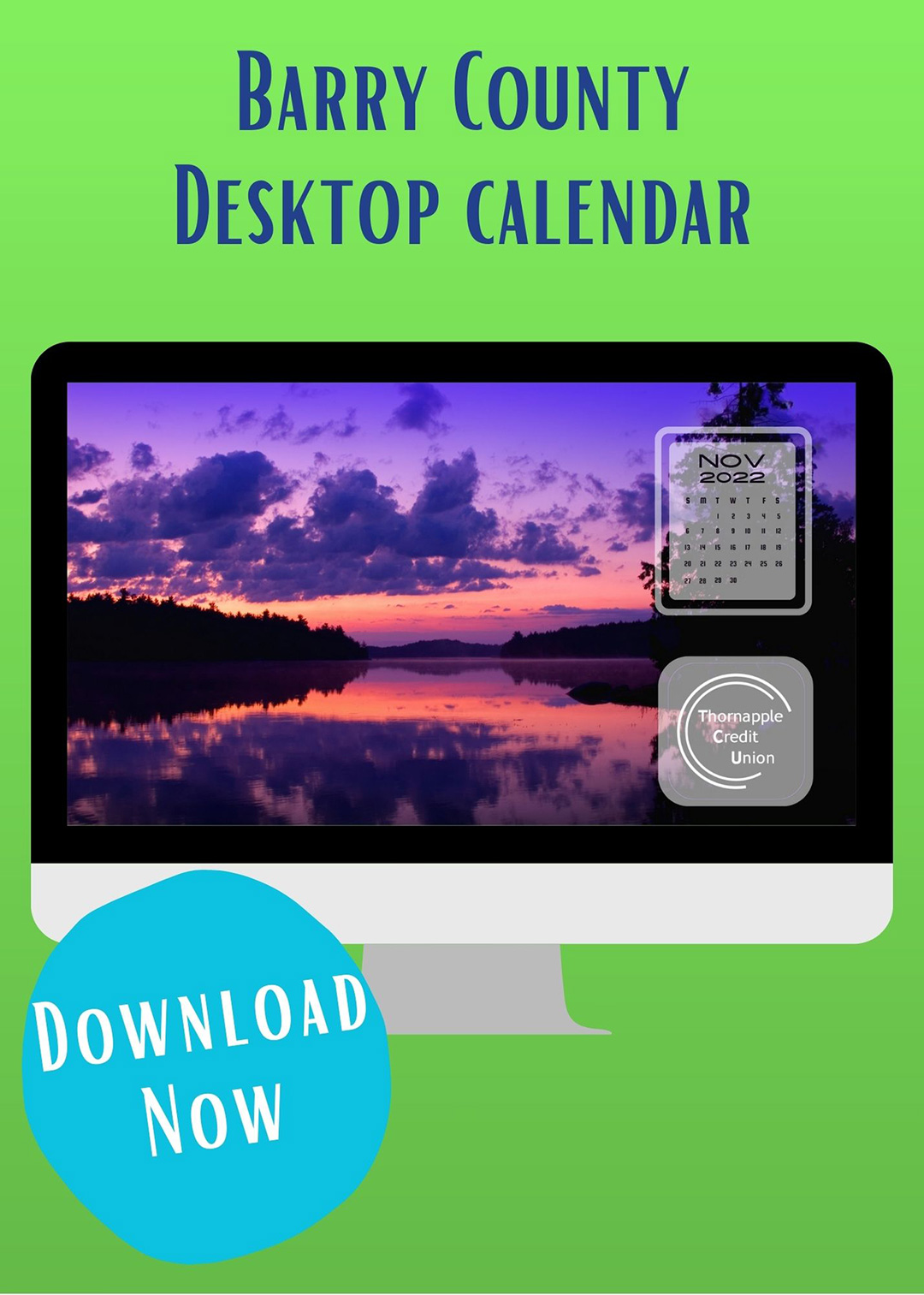 Barry County Desktop Calendars