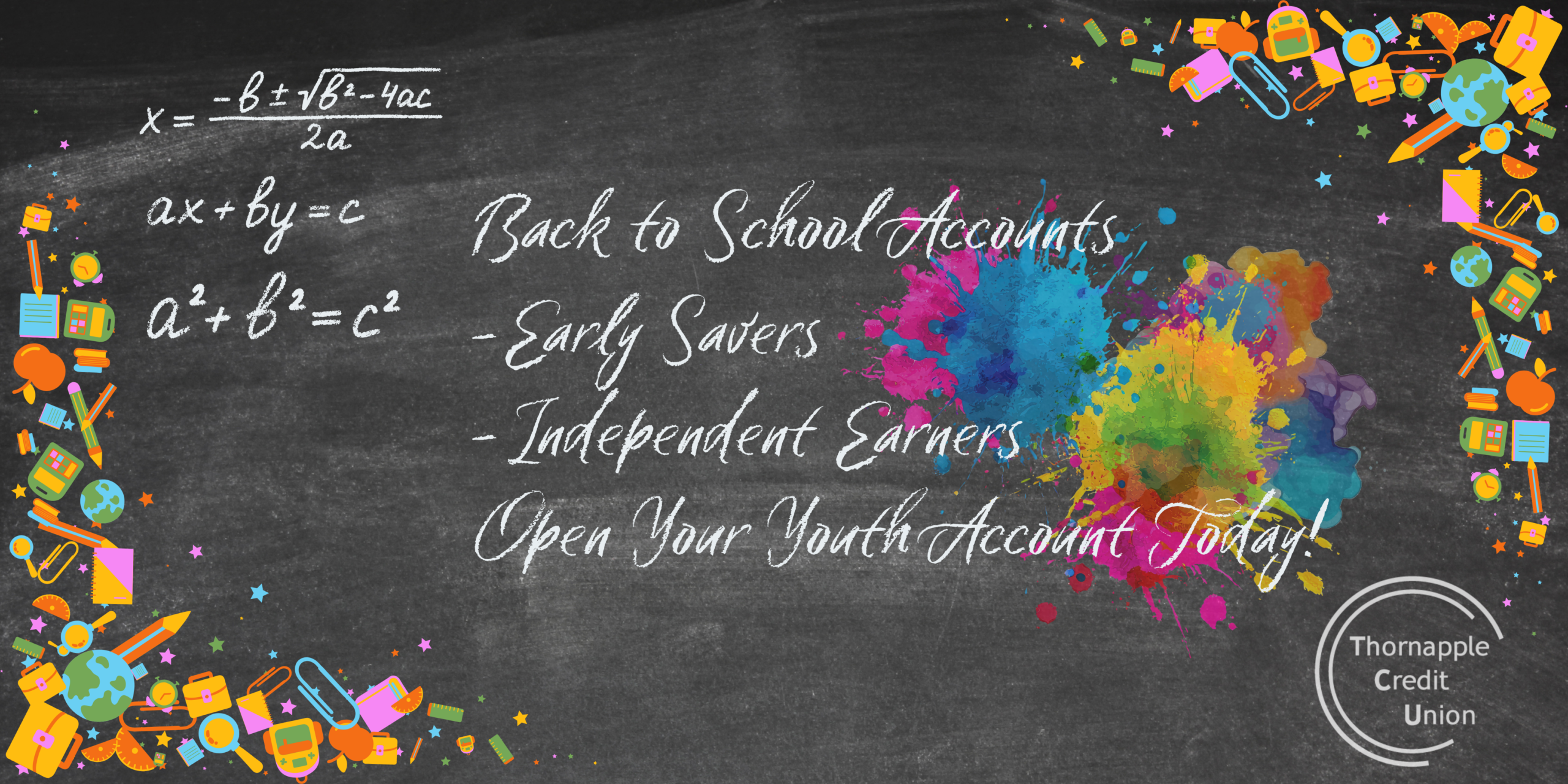 Open Your Youth Account Today!